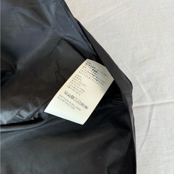 1017 Alyx 9SM Nylon Short Sleeve Button Up Shirt Black Size Small - Picture 7 of 8